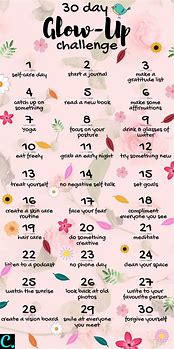 Image result for 21 Day Challenge Glow Up