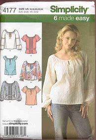 Image result for Simplicity Blouse Patterns