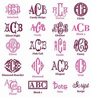 Image result for Monogram Template for Cricut