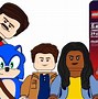 Image result for Knuckles and Rouge LEGO Set