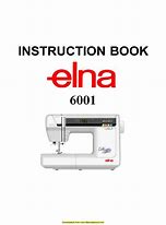 Image result for Elna Jubilee Sewing Machine Instruction Manual