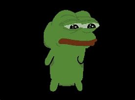 Image result for Sad Pepe Frog GIF