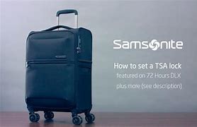 Image result for Samsonite TSA Lock Instructions