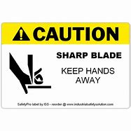 Image result for Caution Sharp Knives Sign