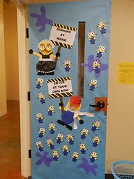 Image result for Minion Door Display