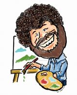 Image result for bob ross paint clip art