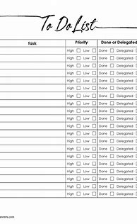 Image result for Simple Checklist Template