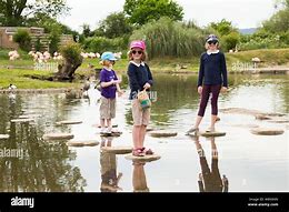 Image result for Kids Stepping Stones Stock-Photo