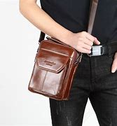 Image result for Leather iPad Shoulder Bag