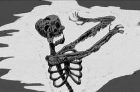 Image result for Skeleton On Fire Meme