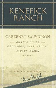 Image result for Hunnicutt Cabernet Sauvignon Kenefick Ranch