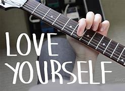 Image result for Love Yourself Guitar