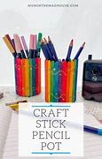 Image result for Craft Stick Pencil Holder