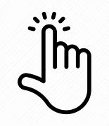 Image result for Click Touch Icon