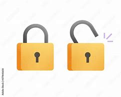 Image result for Cartoon Unlocked Lock