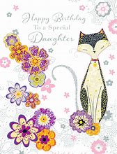 Image result for Daughter Cat Birthday Card