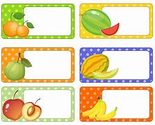 Image result for Fruit Labels
