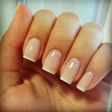 Nude Nails White Tip