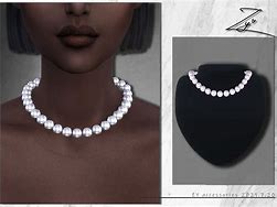 Image result for Sims 4 Murphy Chanel Pearl Necklace