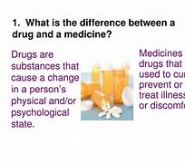 Image result for What Is the Difference Between a Drug and Medicine