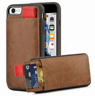 Image result for iPhone 8 Leather Wallet Case Men