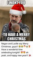 Image result for Negan Walking Dead Memes Christmas