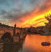 Image result for Prague Sunset