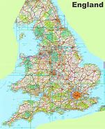 Image result for Enlarged Map of England