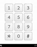 Image result for Cell Phone Number Pad White