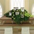 Image result for Casket with Flowers