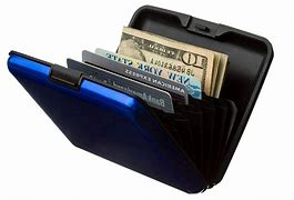 Image result for Credit Card Wallet Metal Plated