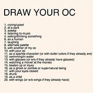 Image result for Drawing Challange Anime OC