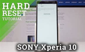 Image result for Sony Xperia 10 Mini Factory Reset
