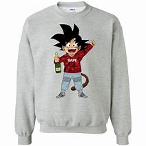 Image result for Goku X Supreme BAPE Unisex Pullover Hoodie