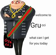 Image result for Gru Grucci Meme