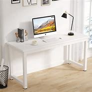 Image result for Tribesigns Computer Desk 63 White