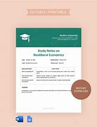Image result for Electronic Notes Template