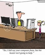 Image result for Computer Froze Cartoon