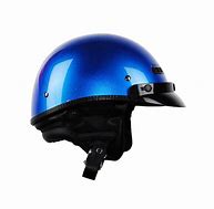 Image result for Blue Motorcycle Half Helmet