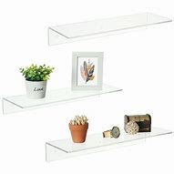 Image result for Clear Acrylic Display Shelves