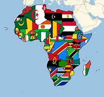 Image result for africa map with flags