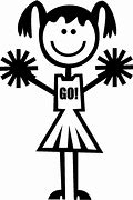 Image result for Cheer Clip Art Black White