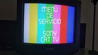 Image result for Sony CRT TV Menu
