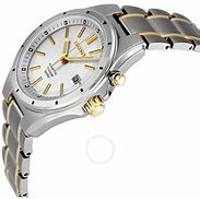 Image result for Seiko Kinetic Two Tone Watch