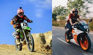 Image result for Dirt Bike vs Motorcycle
