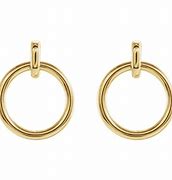 Image result for Gold Circle Earrings
