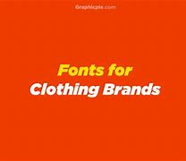 Image result for Clothing Logo Font