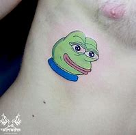 Image result for Angry Pepe Frog Tattoo