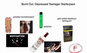 Image result for Burnt Out and Depressed Meme