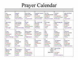 Image result for Free Prayer Calendar with Scriptures